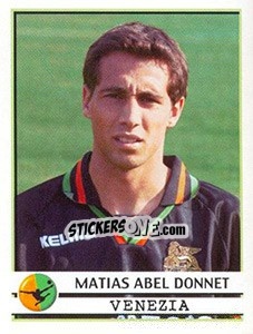 Sticker Matias Abel Donnet - Calciatori 2001-2002 - Panini