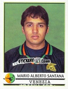Sticker Mario Alberto Santana - Calciatori 2001-2002 - Panini