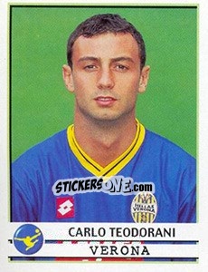 Sticker Carlo Teodorani - Calciatori 2001-2002 - Panini
