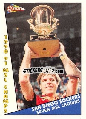 Sticker 1990-91 MSL Champs - Major Soccer League (MSL) 1991-1992 - Pacific