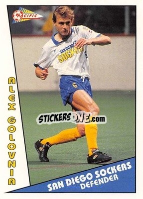 Cromo Alex Golovnia - Major Soccer League (MSL) 1991-1992 - Pacific