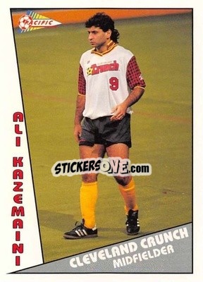 Sticker Ali Kazemaini - Major Soccer League (MSL) 1991-1992 - Pacific