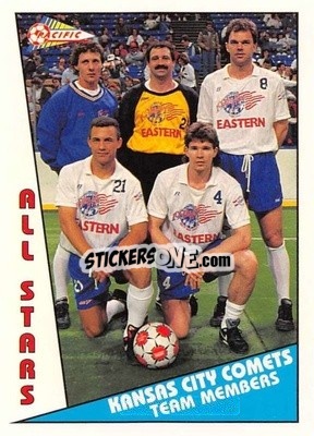Sticker All Stars - Major Soccer League (MSL) 1991-1992 n. 155 - Pacific