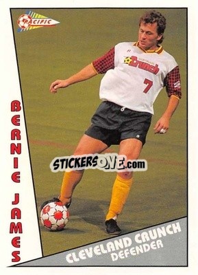 Sticker Bernie James - Major Soccer League (MSL) 1991-1992 - Pacific