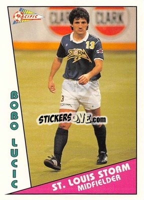 Sticker Bobo Lucic - Major Soccer League (MSL) 1991-1992 - Pacific