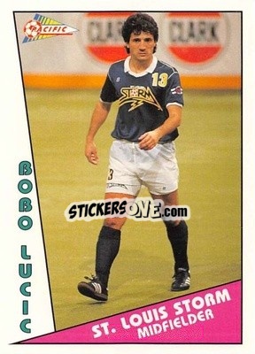 Cromo Bobo Lucic - Major Soccer League (MSL) 1991-1992 n. 128 - Pacific