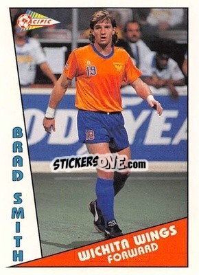 Sticker Brad Smith - Major Soccer League (MSL) 1991-1992 - Pacific