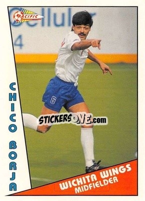 Sticker Chico Borja - Major Soccer League (MSL) 1991-1992 - Pacific