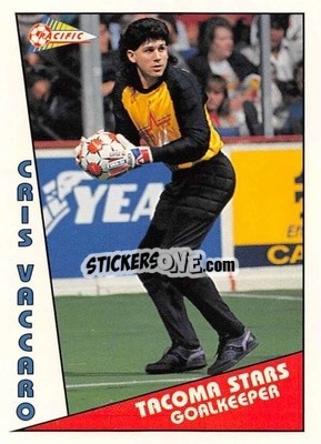 Sticker Cris Vaccaro - Major Soccer League (MSL) 1991-1992 - Pacific