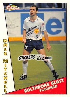 Sticker Dale Mitchell - Major Soccer League (MSL) 1991-1992 - Pacific