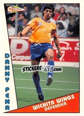 Cromo Danny Pena - Major Soccer League (MSL) 1991-1992 - Pacific