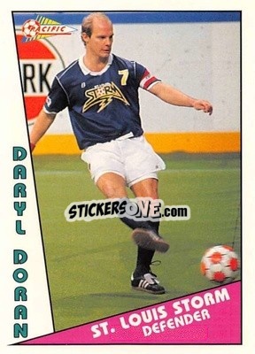 Cromo Daryl Doran - Major Soccer League (MSL) 1991-1992 - Pacific