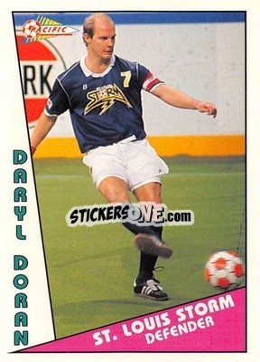 Sticker Daryl Doran - Major Soccer League (MSL) 1991-1992 - Pacific