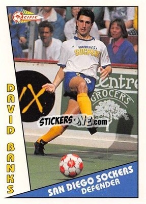 Figurina David Banks - Major Soccer League (MSL) 1991-1992 - Pacific