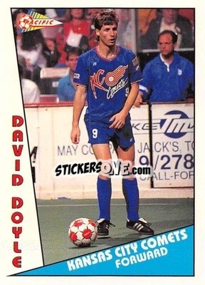 Sticker David Doyle - Major Soccer League (MSL) 1991-1992 n. 104 - Pacific