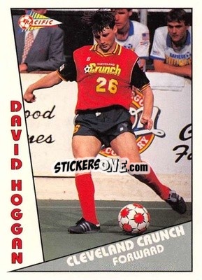 Sticker David Hoggan - Major Soccer League (MSL) 1991-1992 - Pacific