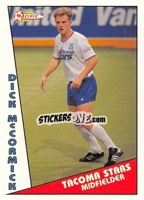 Cromo Dick McCormick - Major Soccer League (MSL) 1991-1992 - Pacific