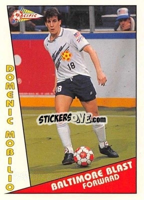 Sticker Domenic Mobilio - Major Soccer League (MSL) 1991-1992 - Pacific