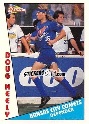 Cromo Doug Neely - Major Soccer League (MSL) 1991-1992 - Pacific