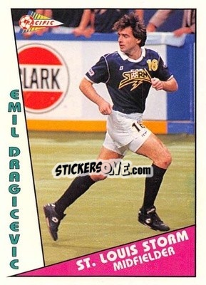 Sticker Emil Dragicevic - Major Soccer League (MSL) 1991-1992 - Pacific