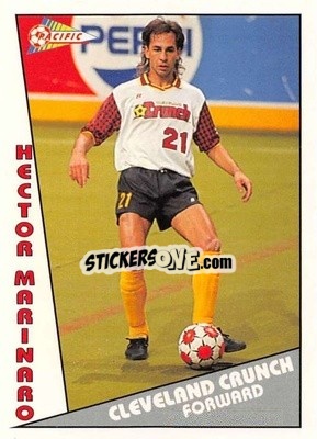 Sticker Hector Marinaro - Major Soccer League (MSL) 1991-1992 - Pacific
