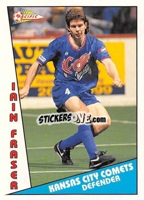 Cromo Iain Fraser - Major Soccer League (MSL) 1991-1992 - Pacific