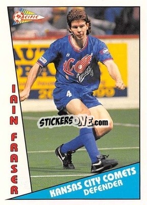 Sticker Iain Fraser - Major Soccer League (MSL) 1991-1992 n. 101 - Pacific