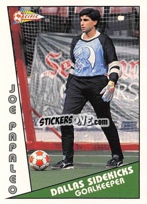 Sticker Joe Papaleo - Major Soccer League (MSL) 1991-1992 - Pacific