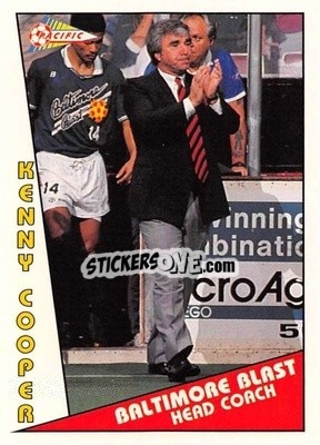 Sticker Kenny Cooper - Major Soccer League (MSL) 1991-1992 - Pacific