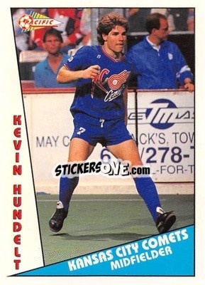 Cromo Kevin Hundelt - Major Soccer League (MSL) 1991-1992 - Pacific