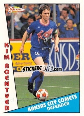 Cromo Kim Roentved - Major Soccer League (MSL) 1991-1992 - Pacific