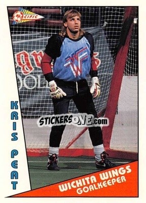 Figurina Kris Peat - Major Soccer League (MSL) 1991-1992 n. 54 - Pacific