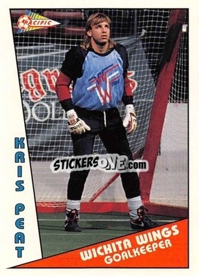 Cromo Kris Peat - Major Soccer League (MSL) 1991-1992 - Pacific