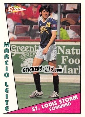 Sticker Marcio Leite - Major Soccer League (MSL) 1991-1992 n. 124 - Pacific