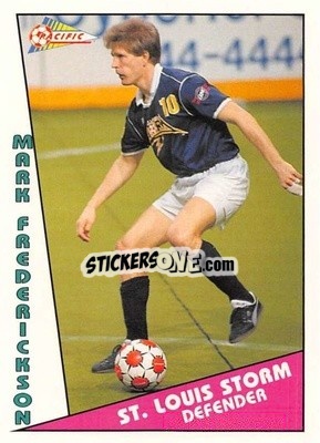Sticker Mark Frederickson - Major Soccer League (MSL) 1991-1992 - Pacific