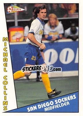 Sticker Michael Collins - Major Soccer League (MSL) 1991-1992 n. 13 - Pacific