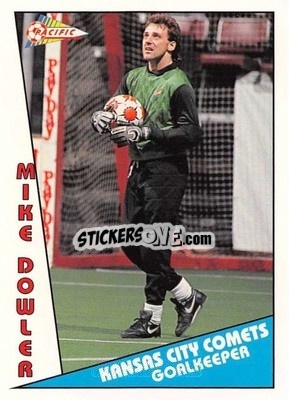 Cromo Mike Dowler - Major Soccer League (MSL) 1991-1992 - Pacific