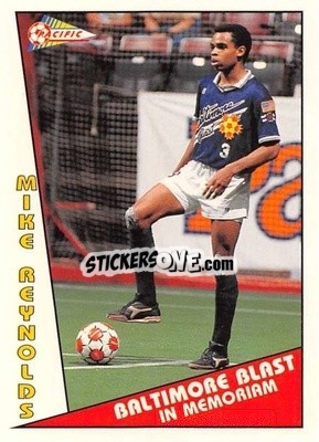Sticker Mike Reynolds - Major Soccer League (MSL) 1991-1992 - Pacific