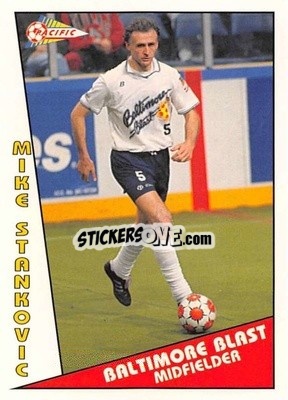 Cromo Mike Stankovic - Major Soccer League (MSL) 1991-1992 n. 60 - Pacific
