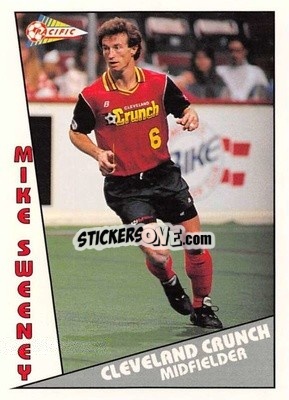 Sticker Mike Sweeney - Major Soccer League (MSL) 1991-1992 - Pacific