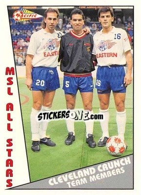 Sticker MSL All Stars - Major Soccer League (MSL) 1991-1992 - Pacific