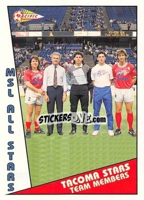 Sticker MSL All Stars - Major Soccer League (MSL) 1991-1992 - Pacific