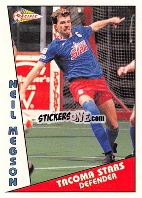 Sticker Neil Megson - Major Soccer League (MSL) 1991-1992 n. 35 - Pacific