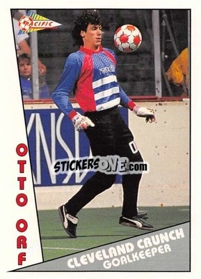 Sticker Otto Orf - Major Soccer League (MSL) 1991-1992 - Pacific