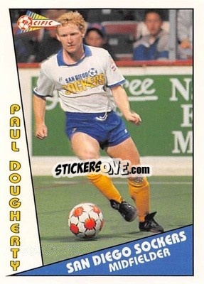 Cromo Paul Dougherty - Major Soccer League (MSL) 1991-1992 - Pacific