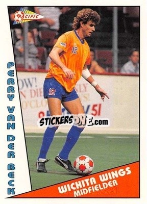 Sticker Perry Van Der Beck - Major Soccer League (MSL) 1991-1992 - Pacific