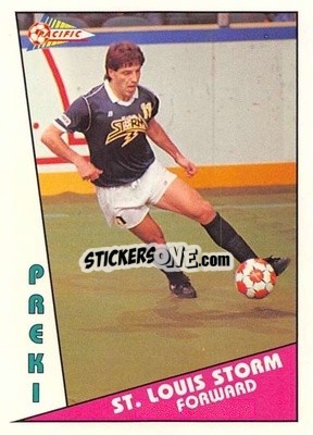 Sticker Preki - Major Soccer League (MSL) 1991-1992 n. 114 - Pacific