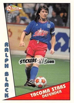 Sticker Ralph Black - Major Soccer League (MSL) 1991-1992 - Pacific