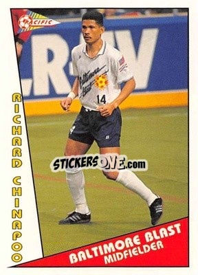 Sticker Richard Chinapoo - Major Soccer League (MSL) 1991-1992 n. 62 - Pacific