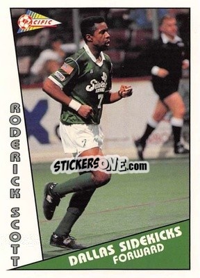 Cromo Roderick Scott - Major Soccer League (MSL) 1991-1992 - Pacific